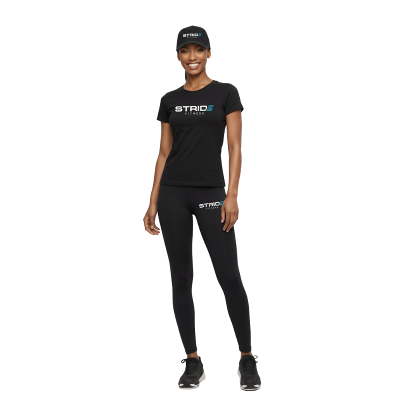STRIDE Fitness performance bundles including coordinated workout gear designed for training, consistency, and everyday performance